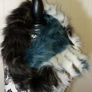 Mossimo Muti-color Faux Fur Scarf
